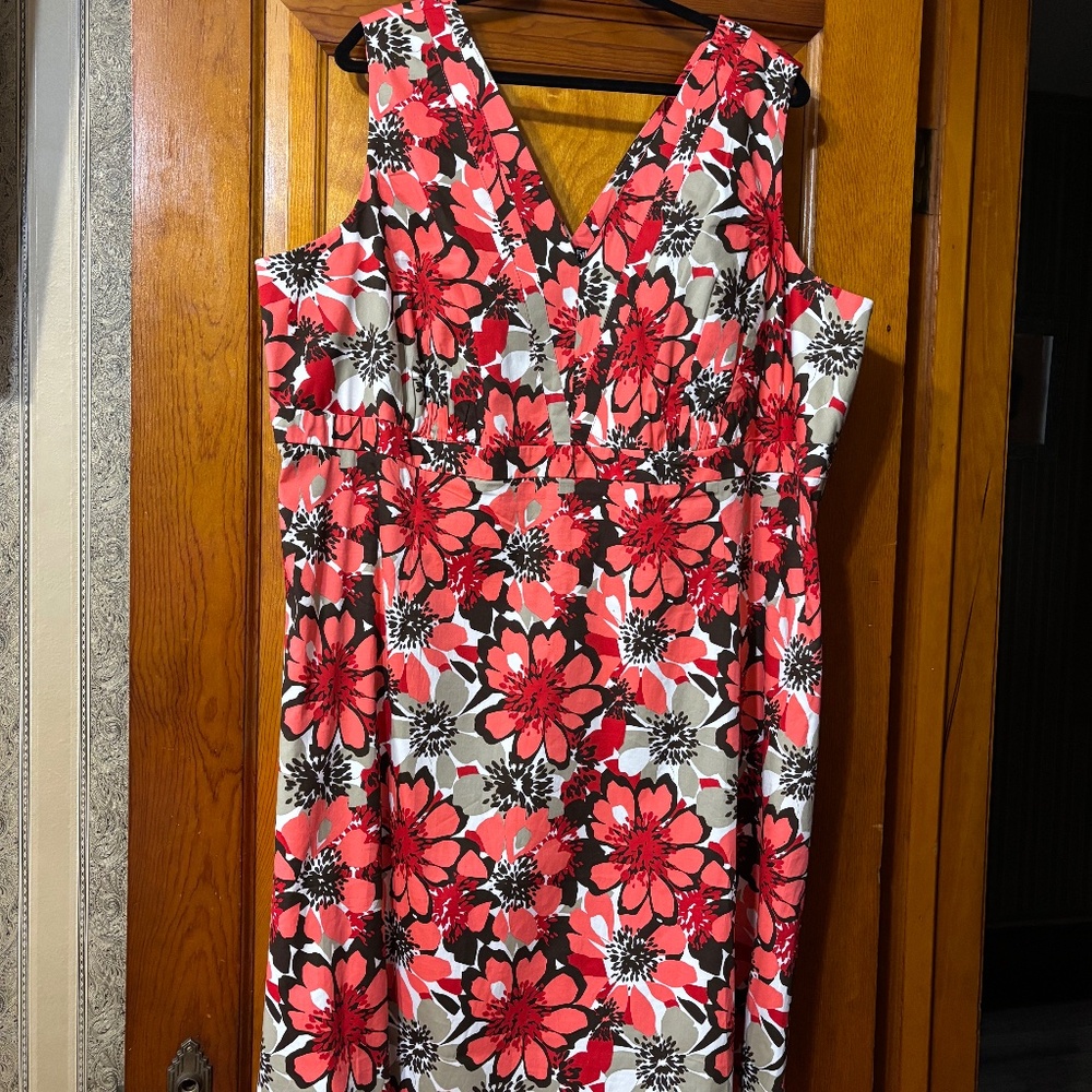 NOWT east5th SUMMER DRESS 24W FLORAL